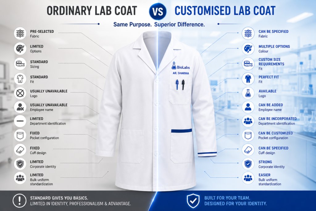 White coat for lab