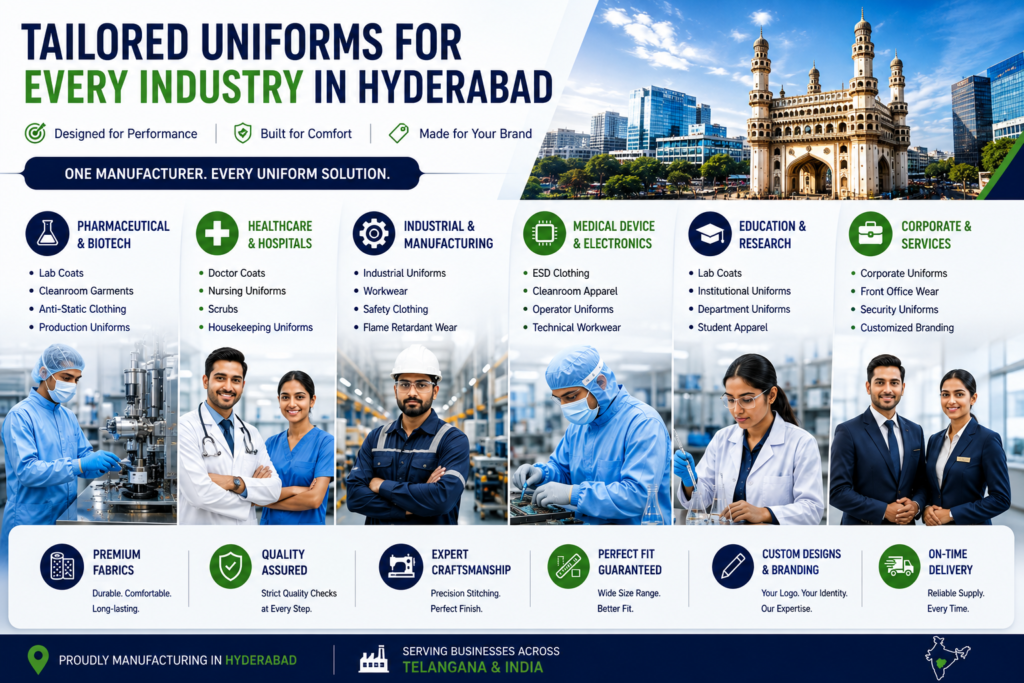 Uniform Manufacurer in Hyderabad