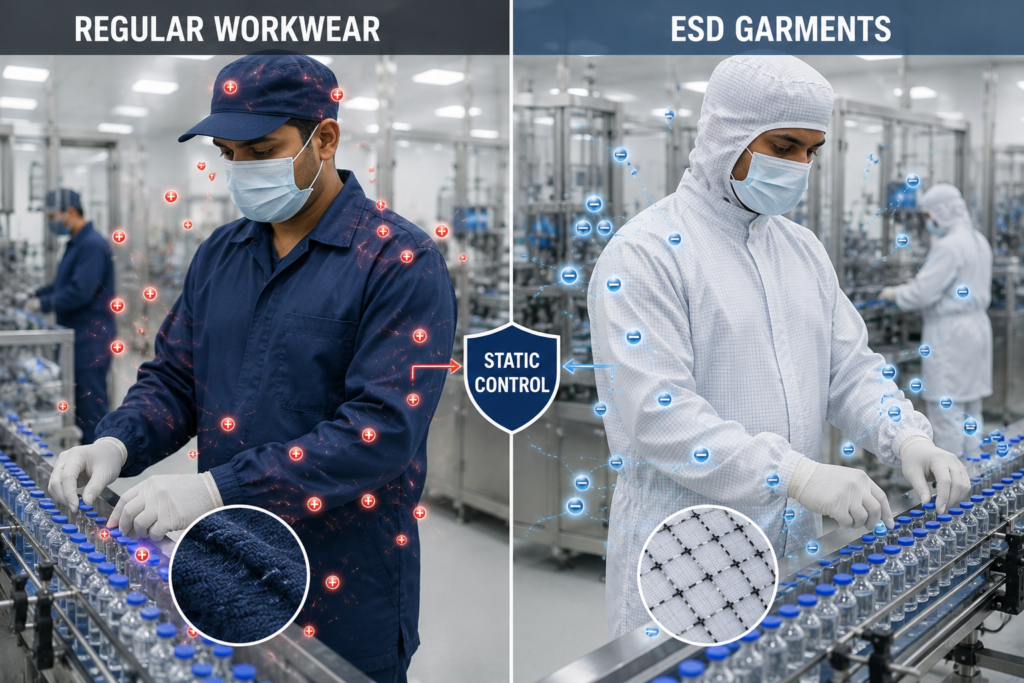 Esd garments