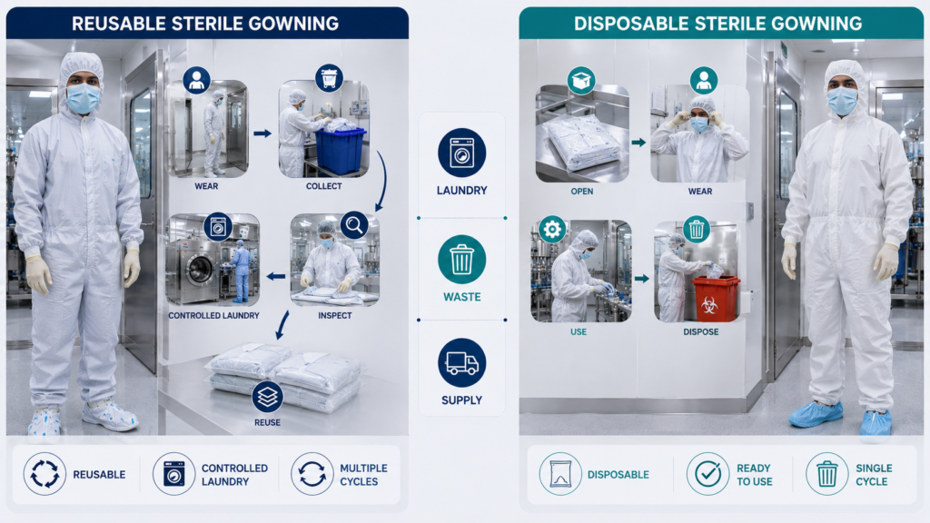 sterile gowning